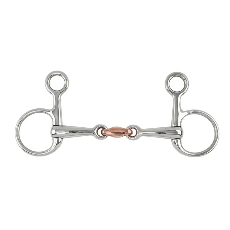 Hanging Cheek Copper Lozenge Snaffle