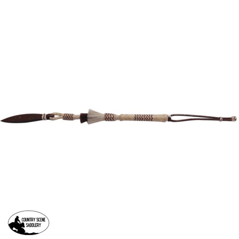 19410 Showman  29″ Braided rawhide quirt