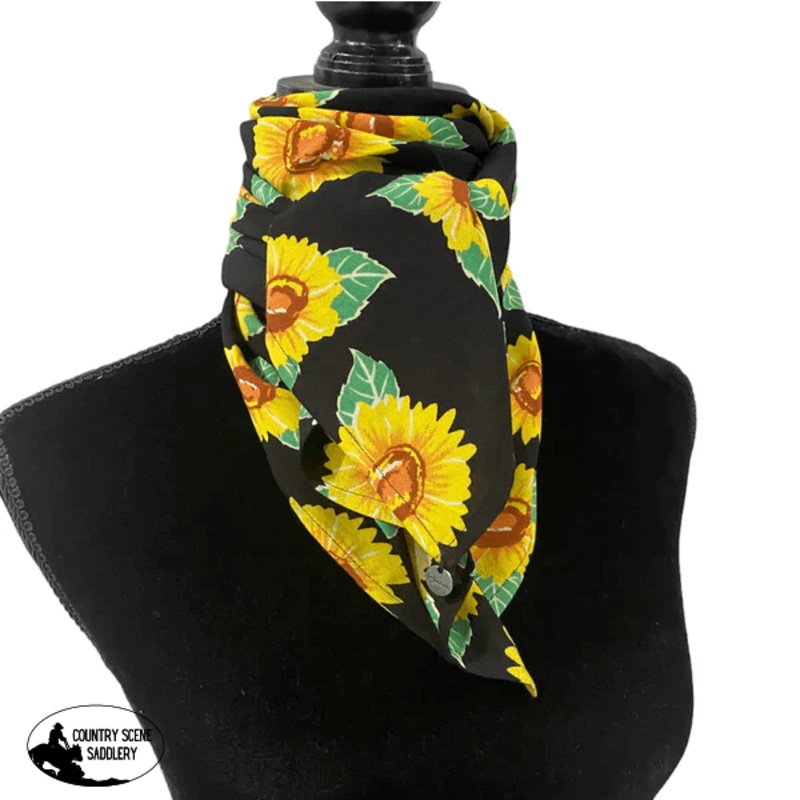 A8009 – Sunflower Rawhide Wild Rag Cowboy Scarf