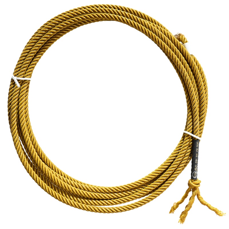 Cowboy Cordage 4-Strand Gold Uoza Black Label Calf Rope