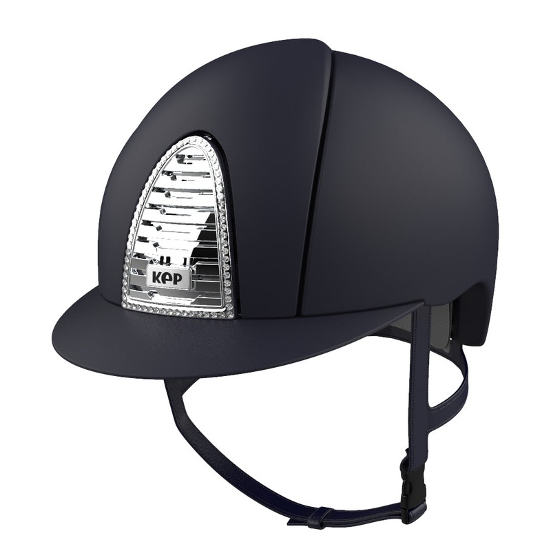 Cromo 2.0 Textile Blue |  Swarovski Frame | Chrome Ventilation Grille
