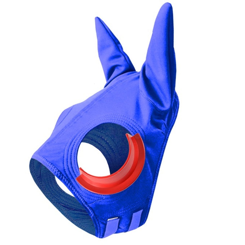 Double Knit Blinker Hood with Ears and Vinyl French Cups-FREE SHIPPING