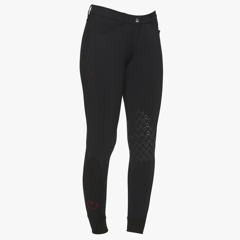 Ladies New Grip Breeches | Medium Rise | Knee Grip | Black