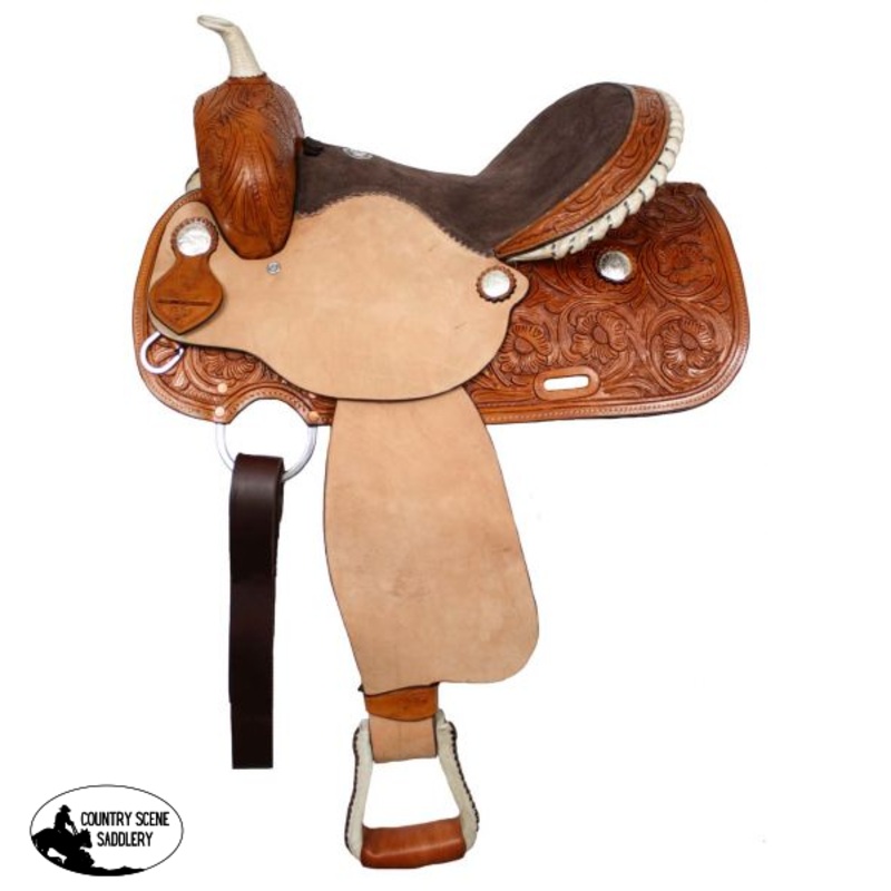 15″, 16″ Double T  Barrel style saddle.