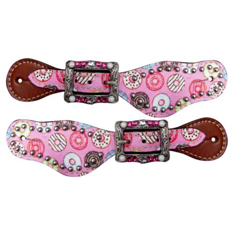 #30932: Showman  YouthDonut printed spur straps