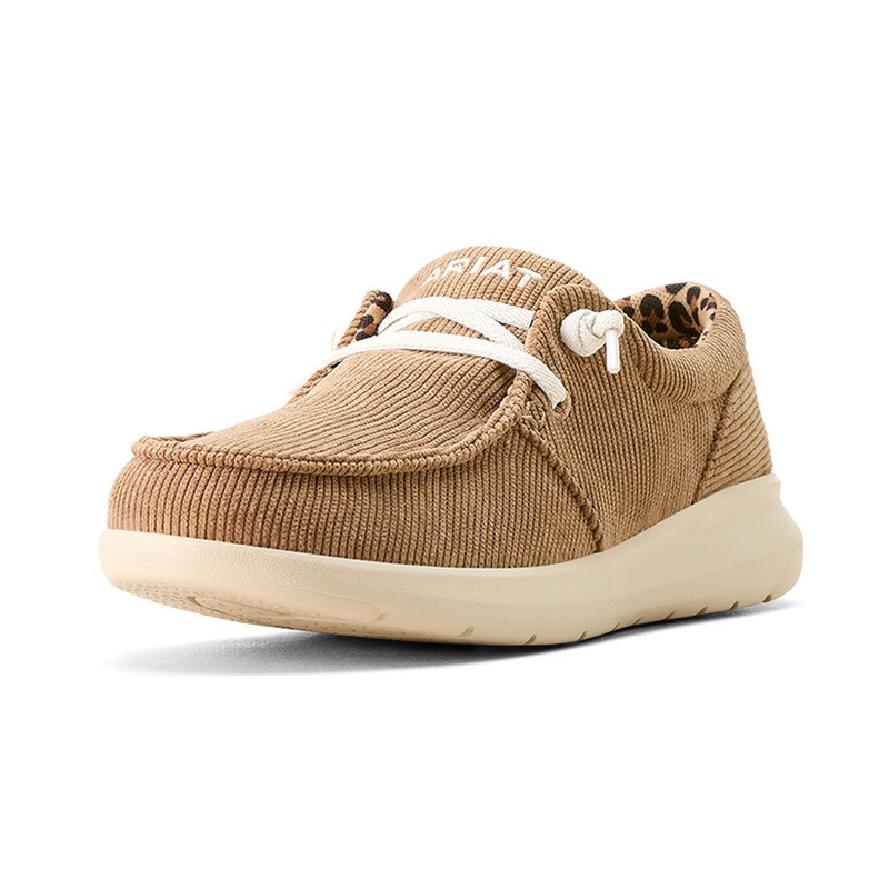 10053703 Ariat Women’s Hilo Shoe – Tan Corduroy