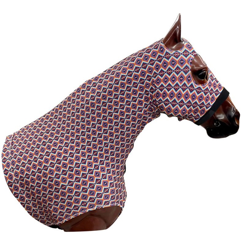 Showman Bright Pink Aztec Lycra Hood