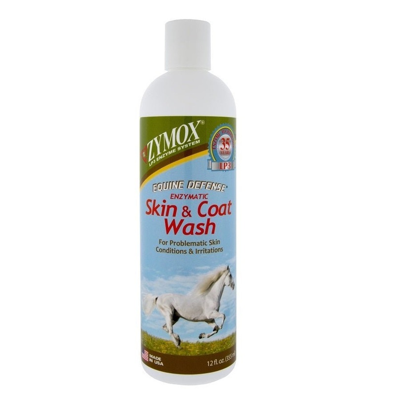 Zymox Equine Horse Defense Enzymatic Skin and Coat Wash 12 oz Bottle