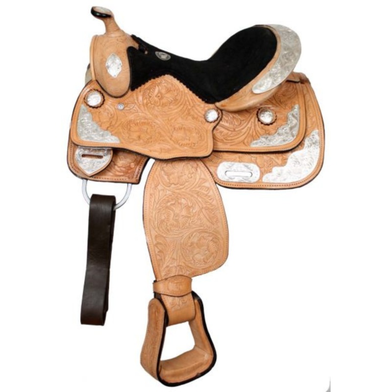 12″ 13″ FULLY TOOLED DOUBLE T PONY SHOW SADDLE