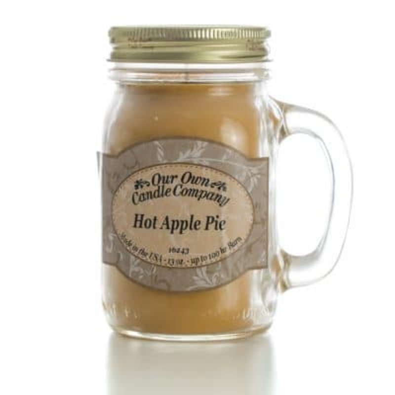 13oz. Mason jar Candle- Hot Apple Pie