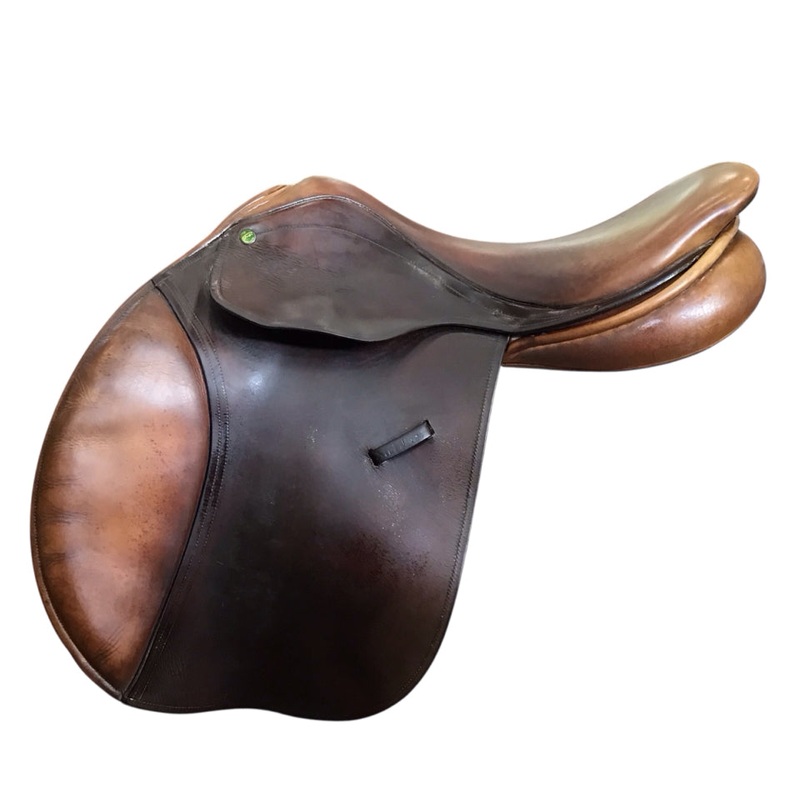 17″ County Stabilizer Narrow Used Hunter/Jumper Saddle – H