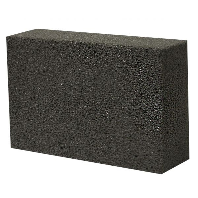 #38823: Large grooming stone measures 4″ wide and 6″ long