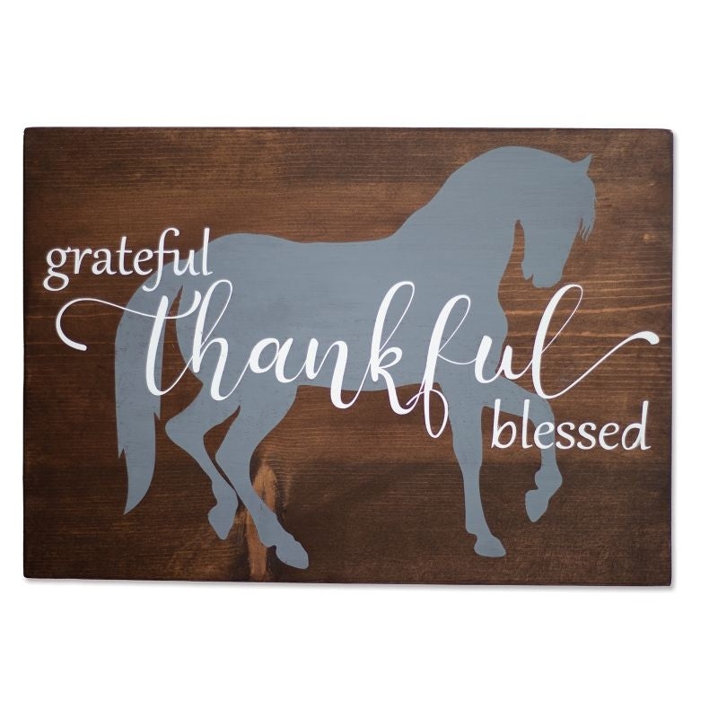 Thankful Grateful Blessed Wall Decor