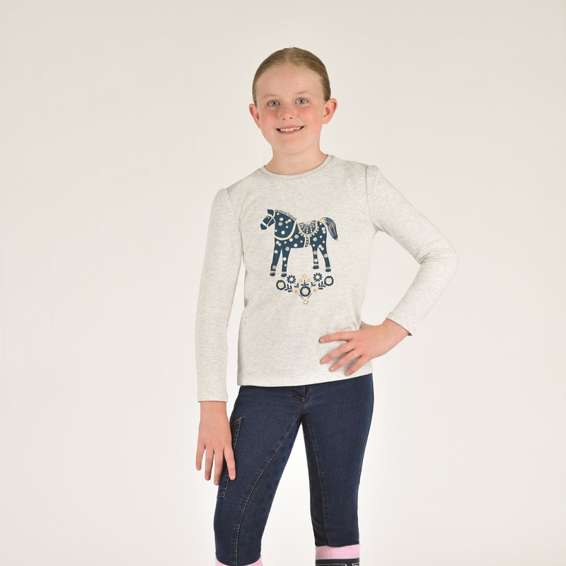 Dublin Kids Poppy Puff Sleeve Tee
