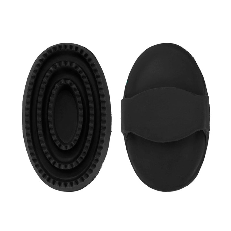 Coolhorse Rubber Curry Comb-Black