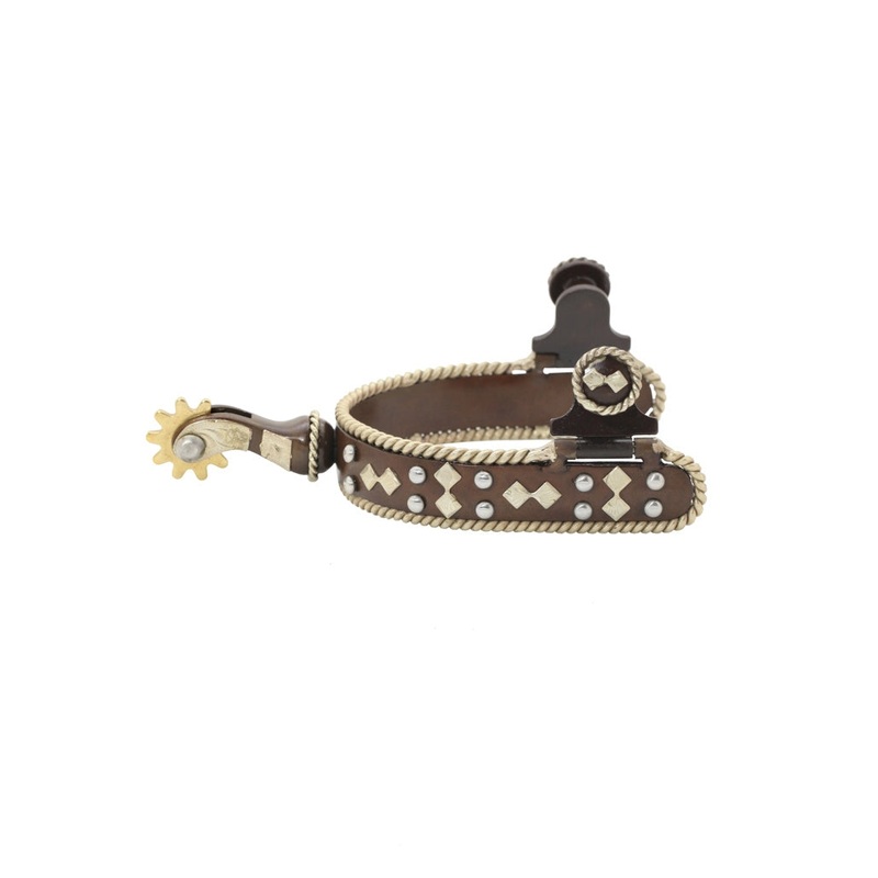 Rope Edge Spurs with Dots