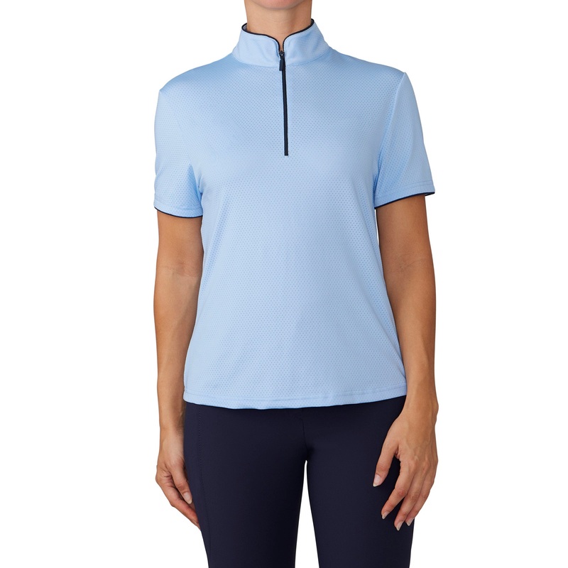 Women’s Signature Airflex Sport Shirt Short Sleeve – Blue Mist