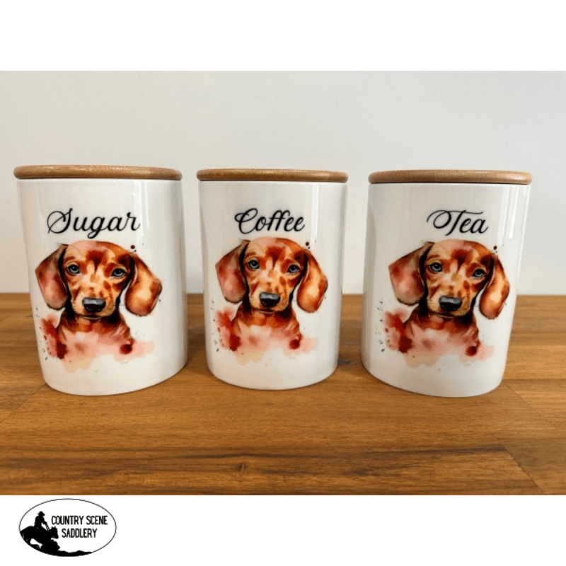Country Storage Canisters – Dachshund Collection