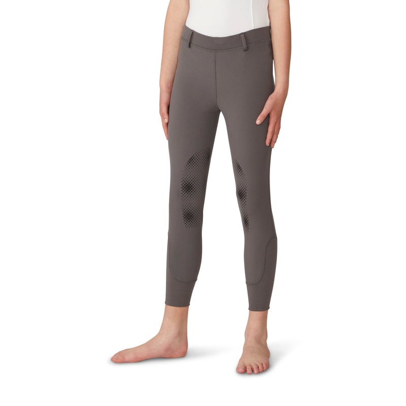 Girls’ Equinox Silicone Knee Patch Winter Breech – Neutral Beige