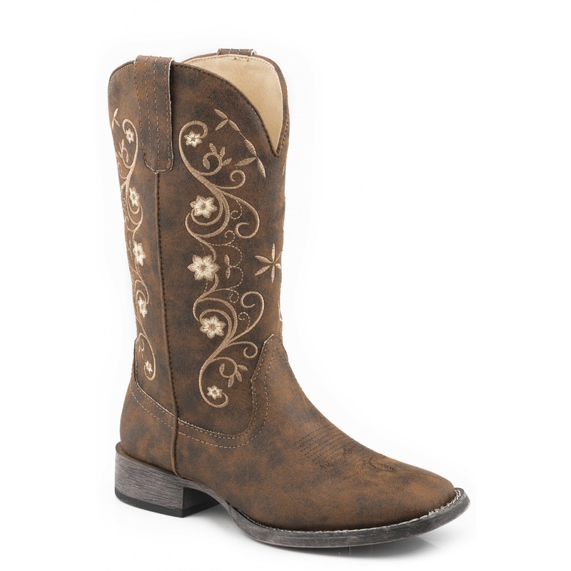 Roper Ladies Bailey Floral Square Toe Boots