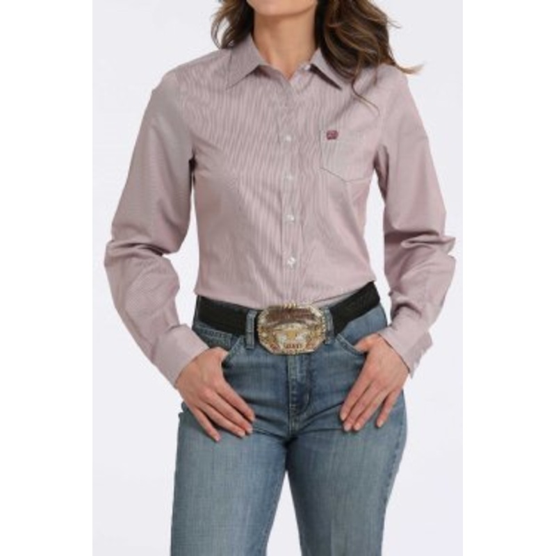 Ladies Striped Cinch ~ Pink