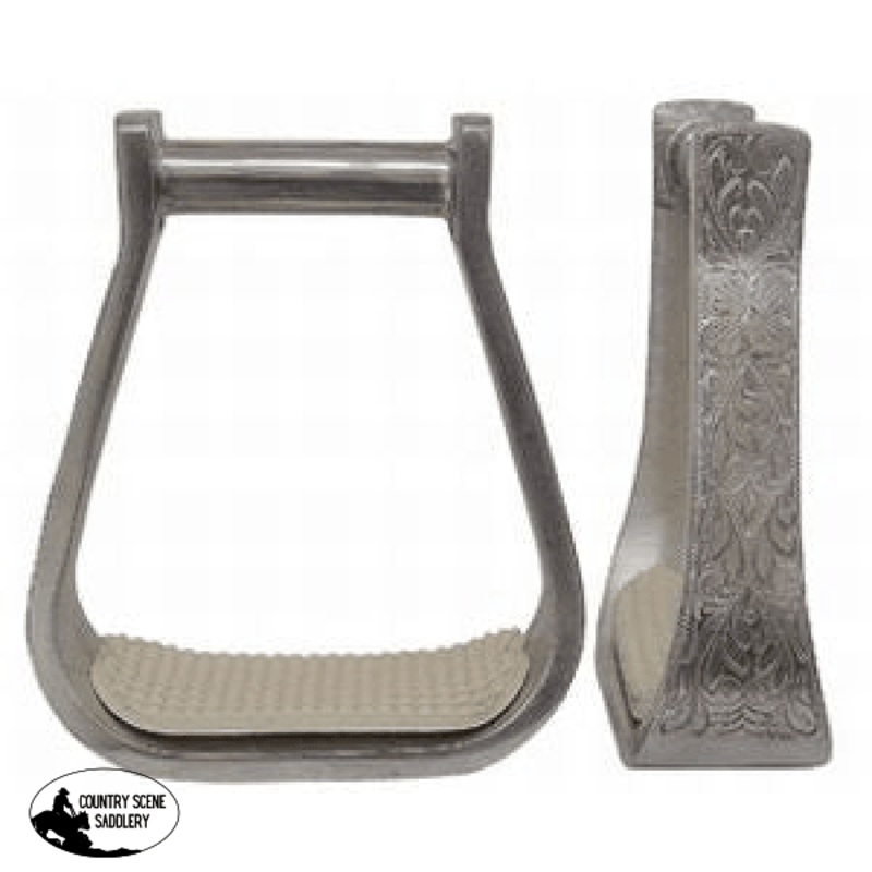 023149 – Aluminium Barrel Racing Engraved with Pads