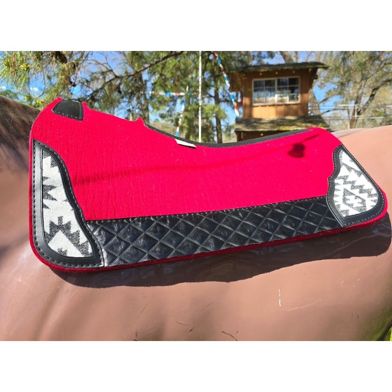 5 Star 30 x 30  7/8″ Red “All Around” Saddle Pad