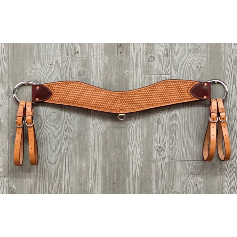 Breast strap, 4-1/2″ extra heavy steer tripper bskt.