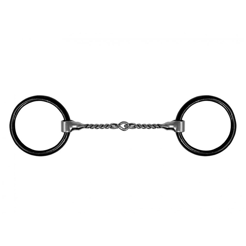 Showman Weighted loose ring stainless steel wire mouth bit