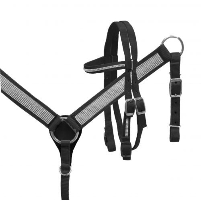 #13621: Headstall adjusts 25″ to 32″ bit loop to bit loop