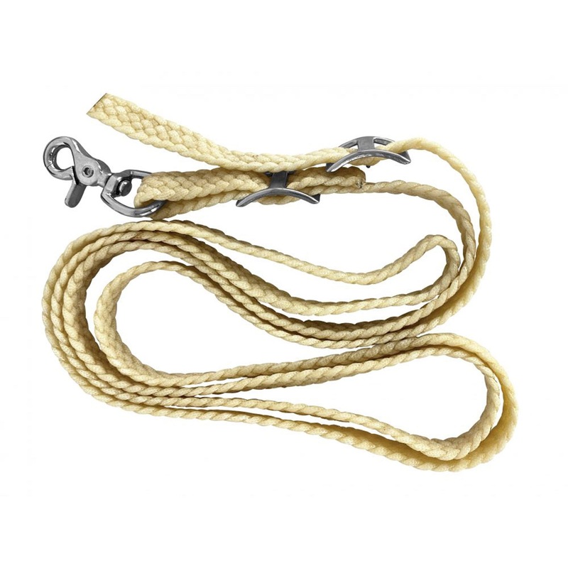 34 x 8′ Waxed Nylon Competition Reins – Made in USA