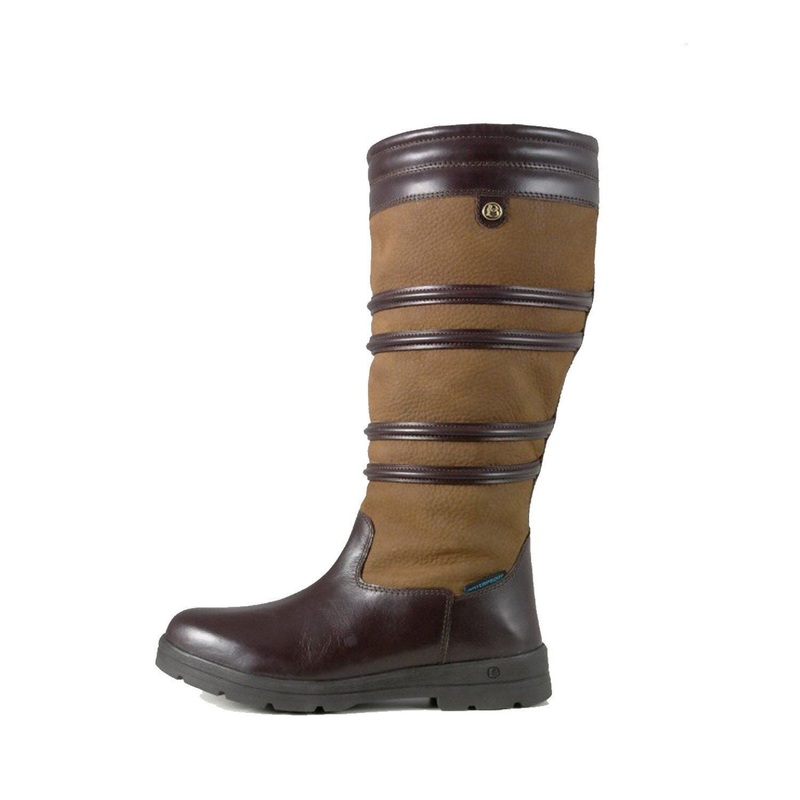Brogini Dorchester Waterproof Long Country Riding Boots, Walking, in Brown
