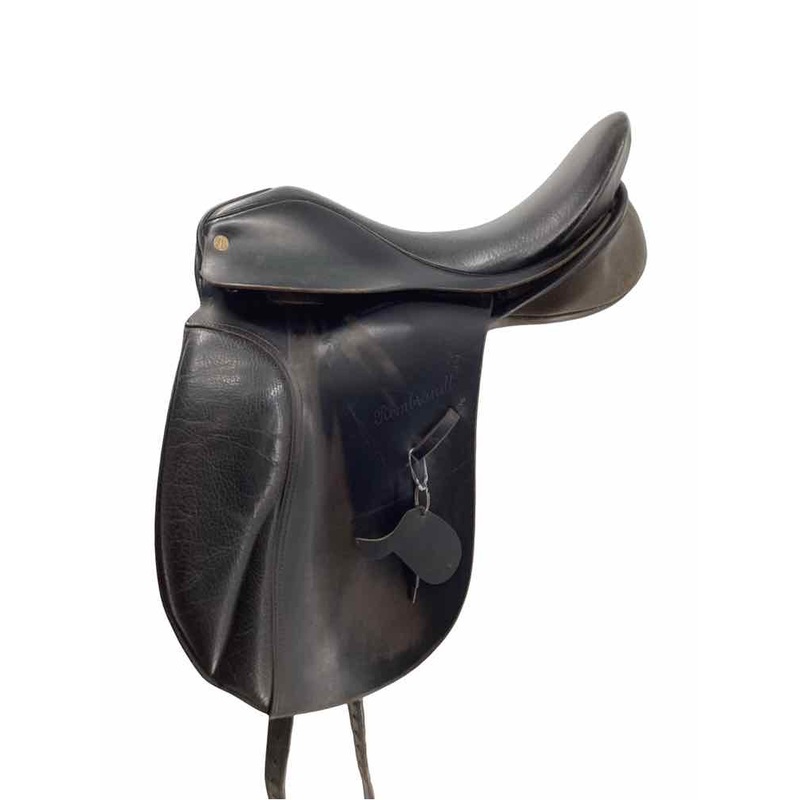 17.5″ Rembrandt adjustable tree used dressage saddle B