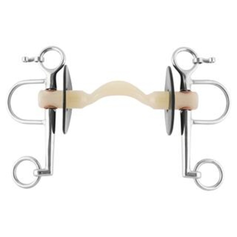 Nathe Soft Ported Pelham with Short Shank 20mm Thick