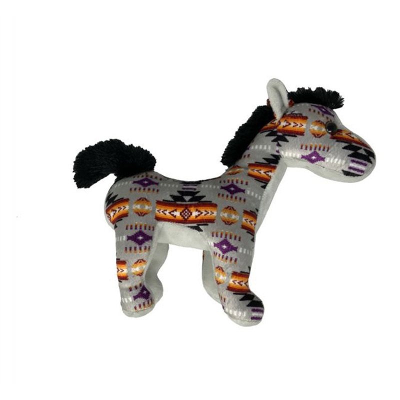 Aztec Print Stuffed 8″ Horse