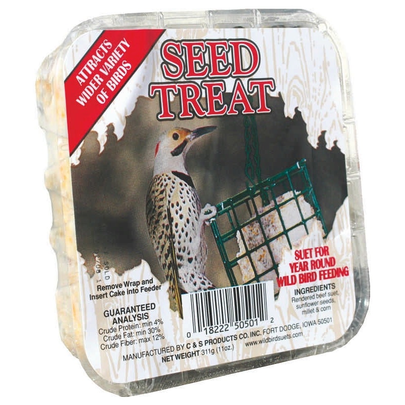 C&S Seed Treat Wild Bird Suet Cakes
