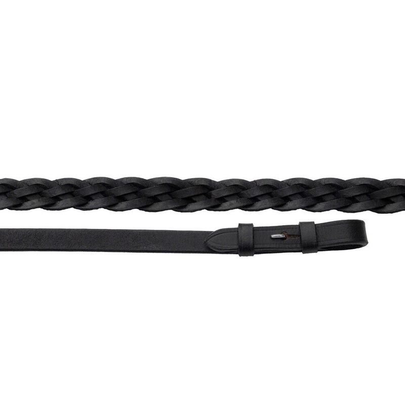 Windsor Leather Horse Riding Plaited Reins