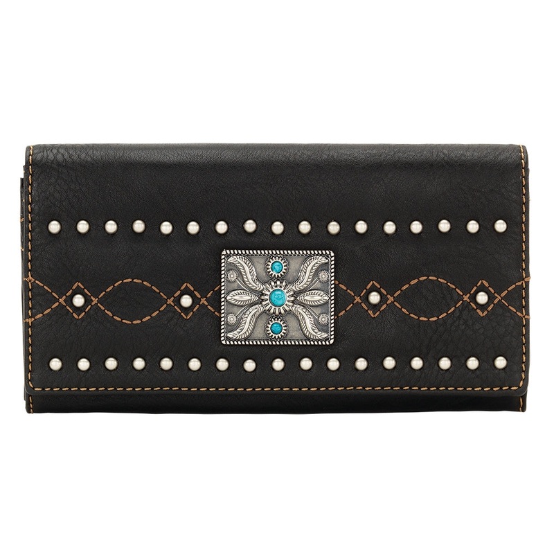 Bandana Black Canyon Flap Wallet