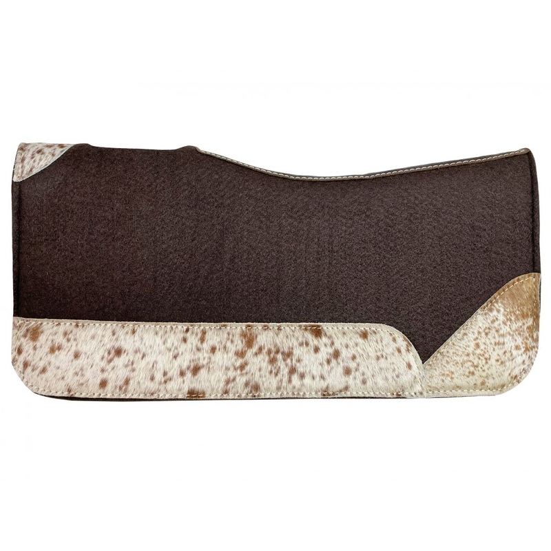 24″ X 24″ hair on cowhide felt pad