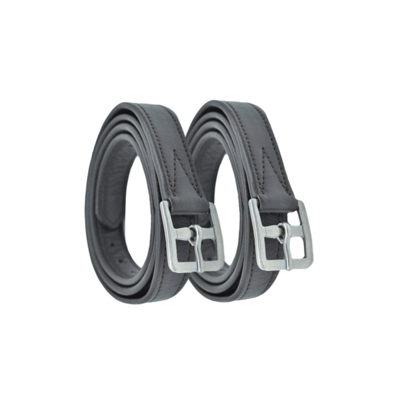 Curved Buckle Hide Covered Stirrup Leathers – Dever Classic