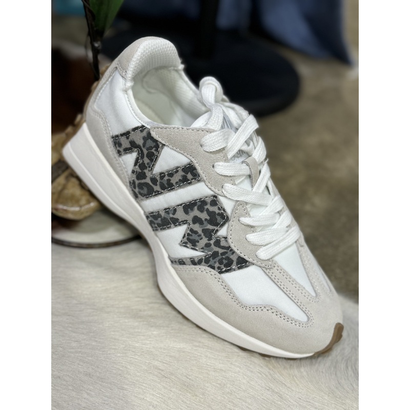 Naughty Monkey Grey/Leopard Sneaker