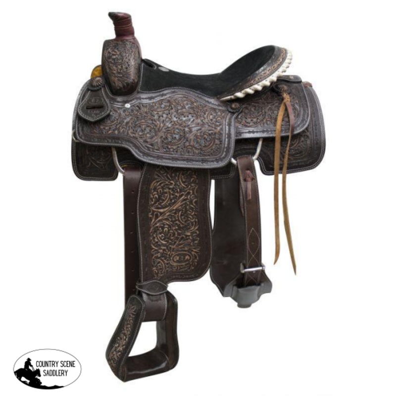 16″ Circle S Roper saddle.