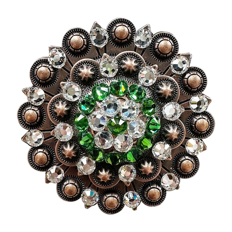Fern & Clear Copper Berry Jacket European Crystal