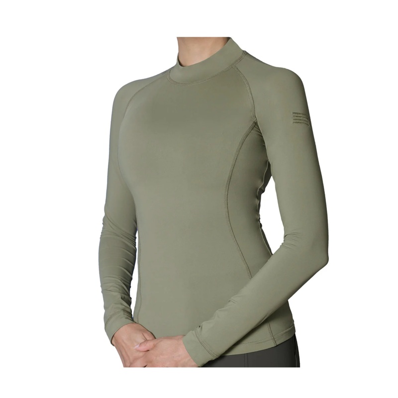 Ghodho Lyra UPF Ladies Long Sleeve Base Layer, Willow