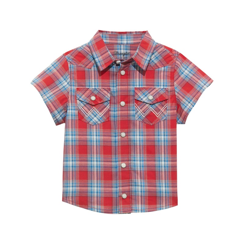 Wrangler Baby Boy Shirt ~ Red