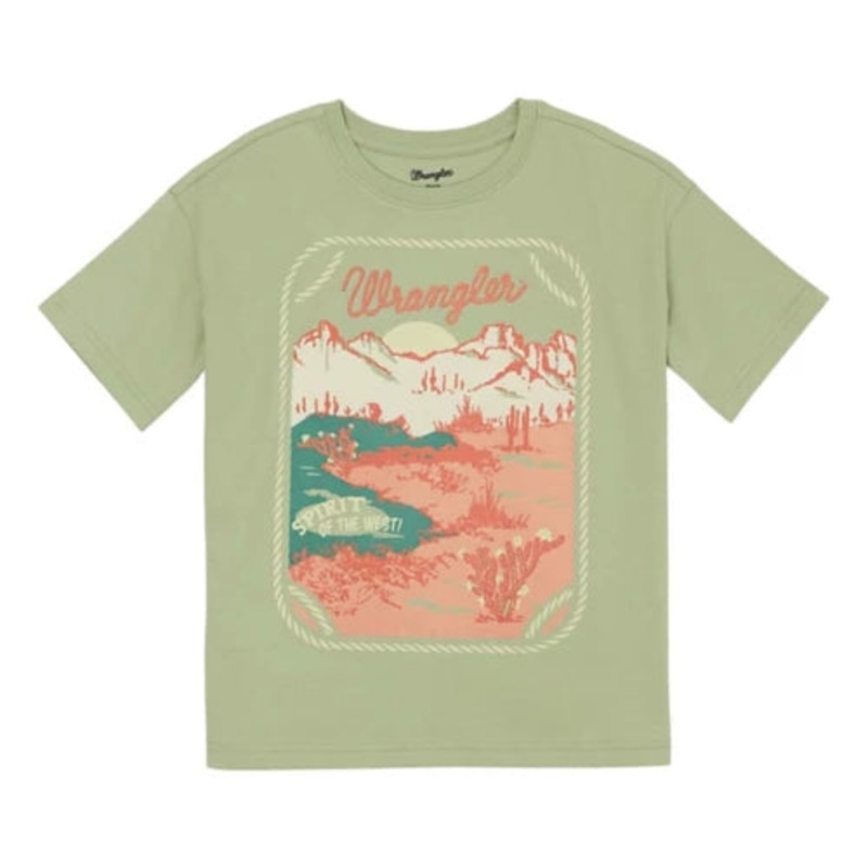 Girl’s “Spirit of the West” Tee by Wrangler