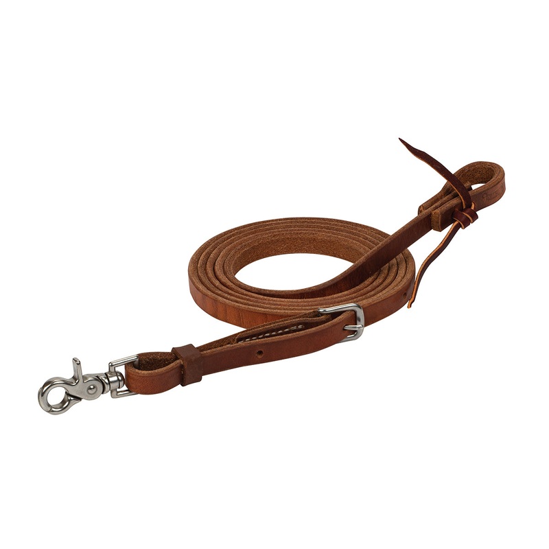 ProTack Heavy Harness Roper Rein, Scissor Snap, 5/8″ x 8