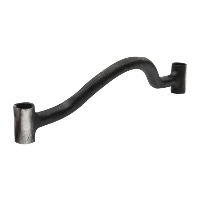 #1026BS: 5″ Black steel forward port mouthpiece with copper inlays
