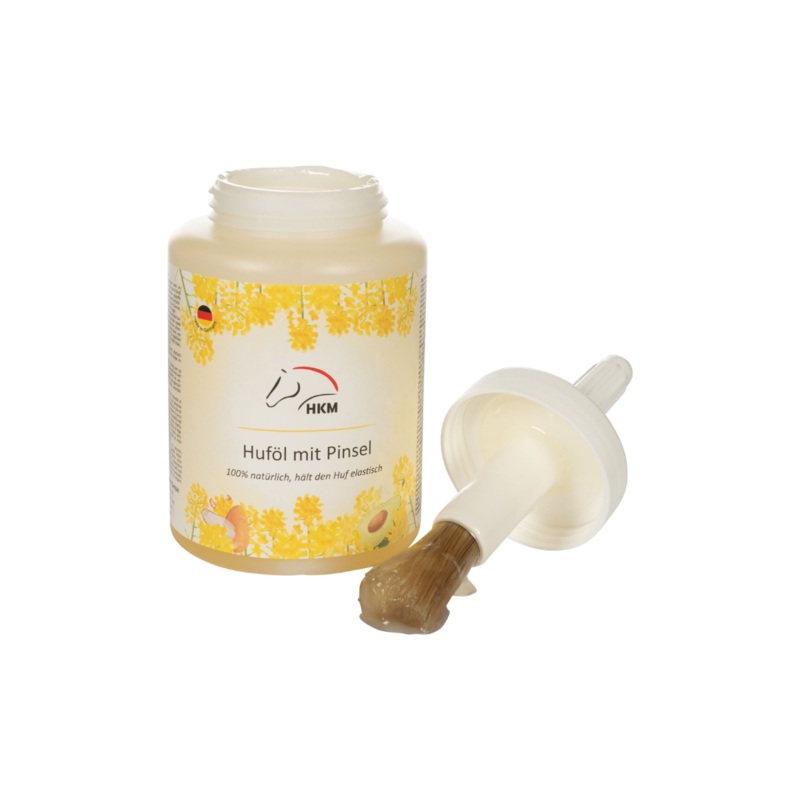 HKM Natural Hoof Oil with Brush