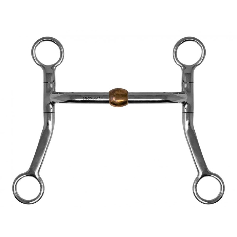 Showman Western Shank bit with copper link